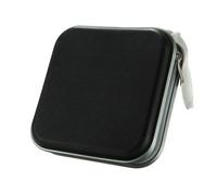DHYUACN Coffret Rangement DVD Portable 40 pièces capacité Disque CD DVD VCD Portefeuille Rangement Organisateur étui Support Album boîte étuis avec Sacs à Fermeture éclair BibliothèQue Maison(Black)