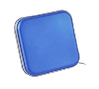 DHYUACN Coffret Rangement DVD Portable 40 pièces Disque CD DVD Portefeuille Rangement Organisateur boîtes Support Manchon Sac Dur Album boîte Cas avec Fermeture éclair BibliothèQue Maison(Blue)