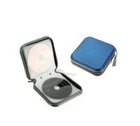 DHYUACN Coffret Rangement DVD Support de Sac Transport Disque Portable CD VCD DVD, Pochette Rangement Double Face for, étui Organisateur Portefeuille d'album BibliothèQue Maison(Blue 40 Capacity)