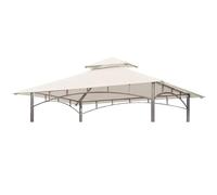 DHYUACN Housses De Remplacement pour Auvents Toit de Remplacement for tonnelle Barbecue d'extérieur, Toit à Deux Niveaux avec Protection UV