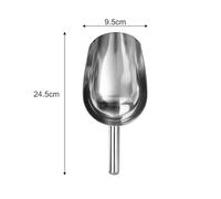 DHYUACN Pelle à Glace Pelle à Glace multifonctionnelle en Acier Inoxydable, 1/3 pièces, cuillères à mesurer for Aliments, Grains de café(L)