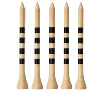 DHYUACN Tee De Golf Lot de 100 Tees Golf Professionnels en Bambou, Cinq Fois Plus résistants Que Les Classiques et Stables(70mm 100 pcs Yellow)