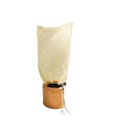DHYUACN Voile d'Hivernage - Protection Contre Le Gel pour Lot de 3 Housses Chaudes d'hiver for Plantes, Sacs antigel Non tissés for d'extérieur (sans Fermeture éclair)(Beige,80x100cm)
