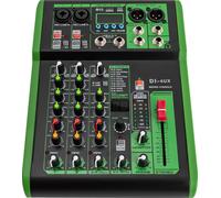 DI-4UX Mixeur audio professionnel avec 99 effets DSP numériques Alimentation fantôme USB MP3 Préamplis micro pour console de mixage DJ 48V