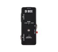 DI Box pour guitare guitares Effets pédales Pédale Direct Box Ultra Low Distorsion Electric Guitar Effet pédale équilibré DC 9V non équilibré pour Performance Home Practice