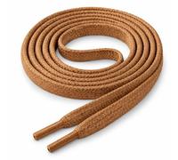 Di Ficchiano Lacets I Lacets plats résistants aux déchirures ø 5 mm en coton fin/ciré I Lacets pour chaussures de sport, chaussures en cuir, baskets UVM, longueurs 70-140 cm, marron clair, 70