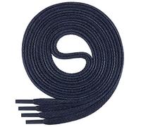Di Ficchiano Lacets I Lacets plats résistants aux déchirures ø 5 mm en coton fin/ciré I Lacets pour chaussures de sport, chaussures en cuir, baskets UVM, longueurs 70-140 cm, bleu foncé, 110