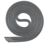 Di Ficchiano Lacets ronds cirés en coton pour chaussures élégantes et en cuir, finition soignée, maintien fiable, lacets premium pour richelieu, oxford et derby grey-180