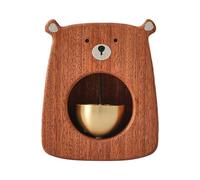 Di Legno, Orso Di Legno Porta per Bambini | Ornamento, Giocattolo per Bambini Ragazzi Maschi Femmine | in Legnno Interattivo Gio