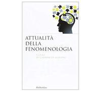 Di Martino, C: Attualità Della Fenomenologia