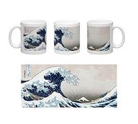 Dì Mò Art Tasse en céramique personnalisée Motif Katsushika Hokusai The Wave Off Kanagawa (Detail)