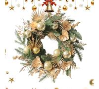 Di Natale Di Pino Artificielle Decoraione Della Porte Delle Vacanze Di Ornement Doré Porte D'ingresso Parete Finestra Decoraioni Decoraioni Natalizie per