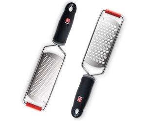 DI ORO® - Râpes professionnelles en acier inoxydable - Râpe et zester parfaites pour le fromage, les agrumes, les pommes de terre, les pommes, les carottes et autres fruits et légumes