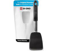 DI ORO® - Série Chef - Spatule de cuisine en silicone et acier inoxydable - Résistante à la chaleur à 315 °C - Meilleure spatule ajourée - Parfaite pour des oeufs et des crêpes