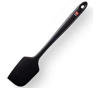 DI ORO - Spatule en silicone extra large - Résistante à la chaleur 315 °C - Design ergonomique en une seule pièce - Silicone antiadhésif avec technologie S-Core en acier inoxydable