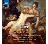 Di Vittorio: Sinfonias 3 & 4 [Kelly Hall-Tomkins; Chamber Orchestra Of New York; Salvatore Di Vittorio] [Naxos: 8579033]