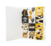 DI-Y Boîtes cadeaux de remise de diplôme, emballage 12 jours de félicitations, boîte à surprise vide amusante et créative, format compte à rebours, utilisation interactive, 26,7 x 36,2 x 8,9 cm, pour