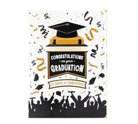 Di-Y Boîtes cadeaux de remise de diplôme, emballage de 12 jours de félicitations, boîtes à surprises vides amusantes et créatives, utilisation à long terme, excellent cadeau, 26,7 x 36,2 x 8,9 cm