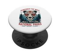 Dia de Los Muertos Calavera Bear Protect Parcs nationaux américains PopSockets PopGrip Adhésif