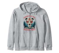 Dia de Los Muertos Calavera Bear Protect Parcs nationaux américains Sweat à Capuche