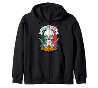 Dia de Los Muertos Calavera Pistolet Mexicain Liberty Or Death Sweat à Capuche
