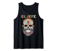 Dia De Los Muertos Chemise El Jefe Mexican Day of The Dead Men Débardeur