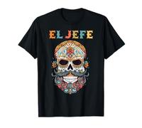 Dia De Los Muertos Chemise El Jefe Mexican Day Of The Dead Men T-Shirt