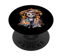 Dia De Los Muertos Day of The Dead Sugar Skull Halloween PopSockets PopGrip Adhésif