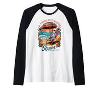 Dia de Los Muertos - Drôle de Jour des Vacances mortes Manche Raglan