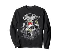 Dia de Los Muertos Fiesta Mariachi Skeleton Guitar Mexicans Sweatshirt