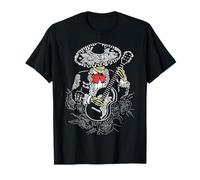 Dia de Los Muertos Fiesta Mariachi Skeleton Guitar Mexicans T-Shirt