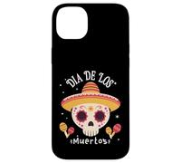 Dia De Los Muertos Figurine Jour des Morts Coque pour iPhone 14 Plus
