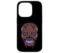 Dia de Los Muertos Floral Sugar Skull Mexico Day of The Dead Coque pour iPhone 14 Pro
