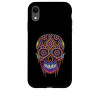 Dia de Los Muertos Floral Sugar Skull Mexico Day of The Dead Coque pour iPhone XR