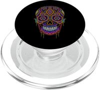 Dia de Los Muertos Floral Sugar Skull Mexico Day of The Dead PopSockets PopGrip pour MagSafe