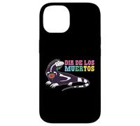 Dia De Los Muertos Gecko Squelette Soul Day Of Dead Halloween Coque pour iPhone 14