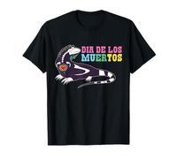 Dia De Los Muertos Gecko Squelette Soul Day Of Dead Halloween T-Shirt