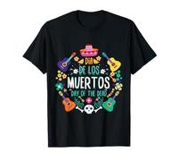 Dia De Los Muertos, Journée des âmes mortes, Fête de l'amour au Mexique T-Shirt