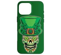 Dia De Los Muertos Saint Paddy Trèfle Saint Patrick Coque pour iPhone 16 Pro Max