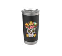 Dia De Los Muertos Santa Muerte Taco Happy Cinco De Mayo Gobelet isotherme en acier inoxydable double paroi