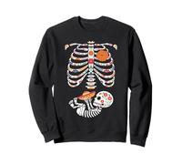 Dia De Los Muertos Squelette Grossesse Ventre Jour des Morts Sweatshirt