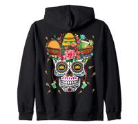 Dia De Los Muertos Taco Santa Muerte Joyeux Cinco De Mayo Sweat à Capuche