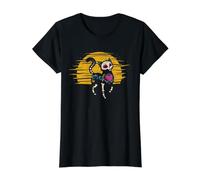 Dia De Los Muertos Tête de Mort en Sucre Chat Mexicain Vacances T-Shirt Graphique avec Valeur