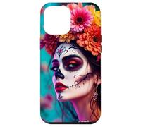 Dia de los Muertos tête femme mexicaine Mexique sugar skull Coque pour iPhone 12 Pro Max