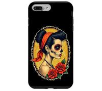 Dia De Los Muertos Woman - Rétro Tatouage Style 1 - Fan Fun Coque pour iPhone 7 Plus/8 Plus