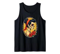 Dia De Los Muertos Woman - Rétro Tatouage Style 1 - Fan Fun Débardeur