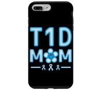 Diabète T1D Maman Femmes Sensibilisation au diabète Diabétique Coque pour iPhone 7 Plus/8 Plus