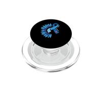 Diabète Type de Tournesol T1D T2D Sensibilisation au diabète diabétique PopSockets PopGrip pour MagSafe