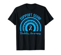 Diabetes Blue Support Squad Mois de Sensibilisation au diabète Insuline T-Shirt Graphique avec Valeur