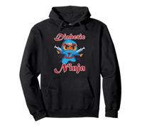 Diabetes Fighter Ninja T1D Diabetic Aweness Months Sweat à Capuche